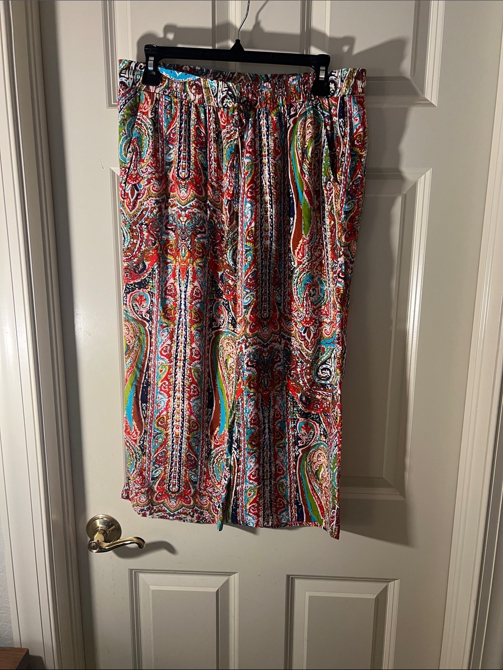 Saint Tropez West Multicolor Paisley Capris